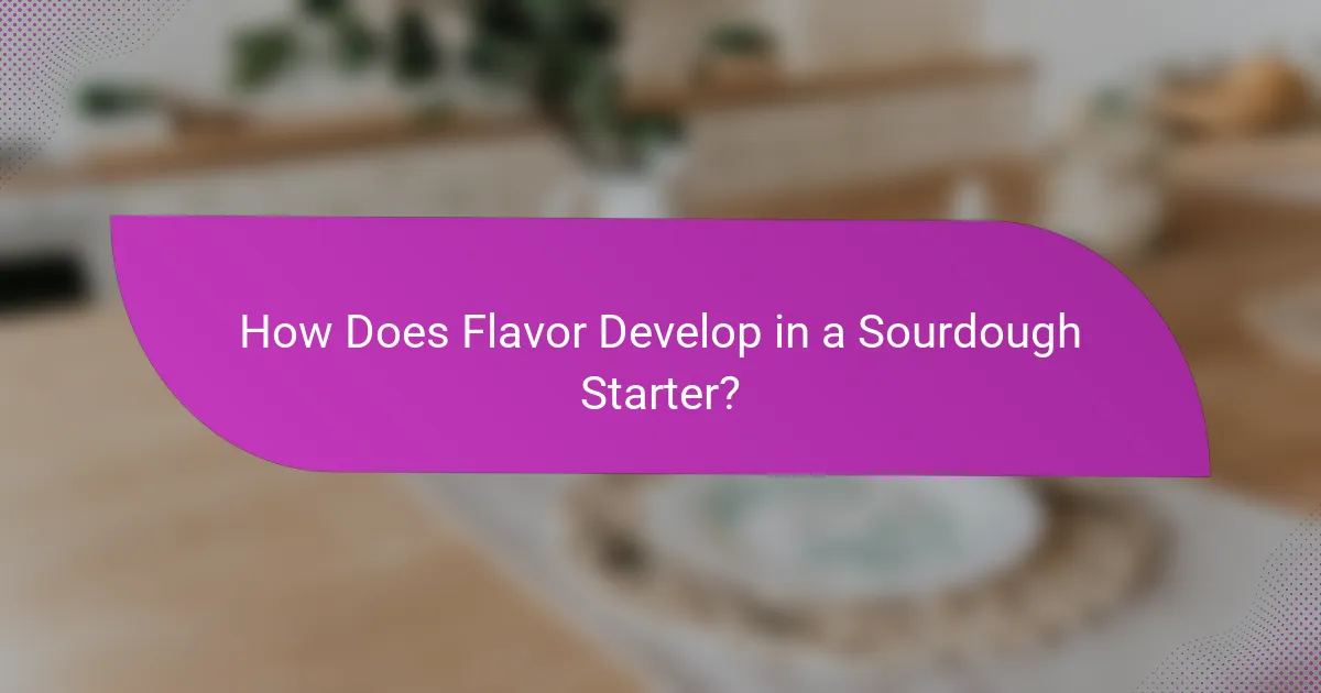 How Does Flavor Develop in a Sourdough Starter?